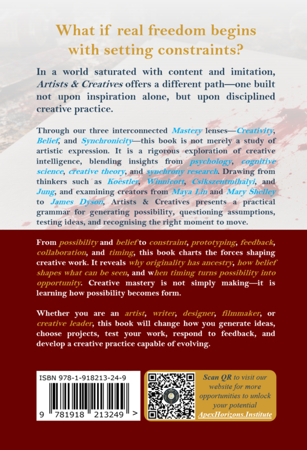Artists & Creatives, Back Artists & Creatives